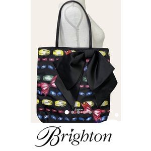 NEW Brighton Printed Nylon Tote Take a Beau